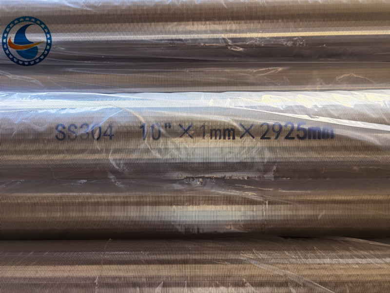 شاشات آبار المياه Ss304 Od 273mm جونسون بفتحة 1.0 مم للتحكم في الرمال