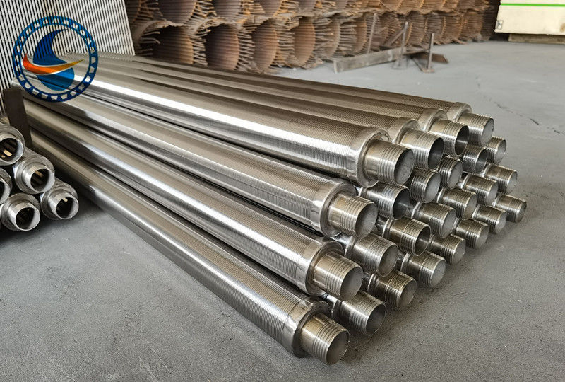 SS304 ملف تعريف شكل البقر سلك مكعب سلك شاشة فلتر الأنابيب