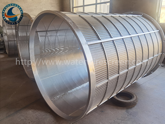 1018mm ضياء إسفين شبكة أسلاك الفولاذ المقاوم للصدأ 304 فاصل فتحة مستمرة
