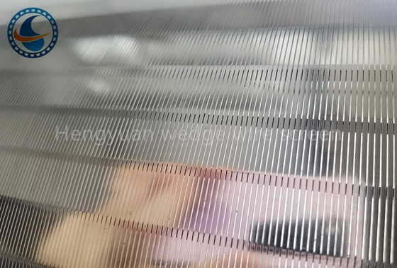 شاشة إسفين الفولاذ المقاوم للصدأ 304 غير المسدودة لتدوير مرشحات الشبكة الدقيقة
