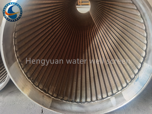 304l الفولاذ المقاوم للصدأ جونسون شاشات آبار المياه 1.0mm فتحة 12-3 / 4 
