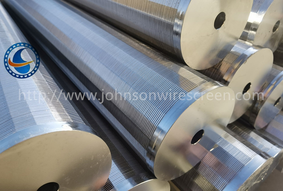 الفولاذ المقاوم للصدأ 304 الملحومة إسفين سلك الشاشة Od 118mm فتحة أنابيب