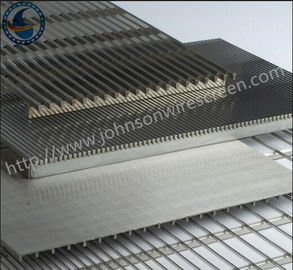 تصفية الطعام سلك إسفين ملحومة شاشة متينة 304L / 304L / 316L الصف