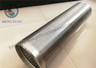 طول 5.8M الفولاذ المقاوم للصدأ Vee Well غلاف الأنابيب سلك ملحومة جيدا مضخة الشاشة