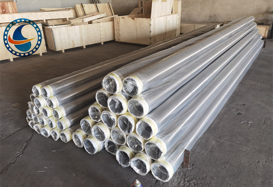 ماسورة شاشة بئر مياه SS304L 168 مم Johnson VEE-WIRE