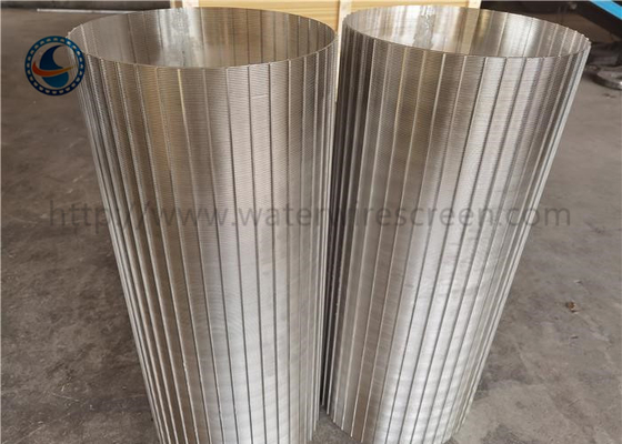 Ss 304316l 321 Johnson Vee Wire Screen لمعدات التصفية الداخلية